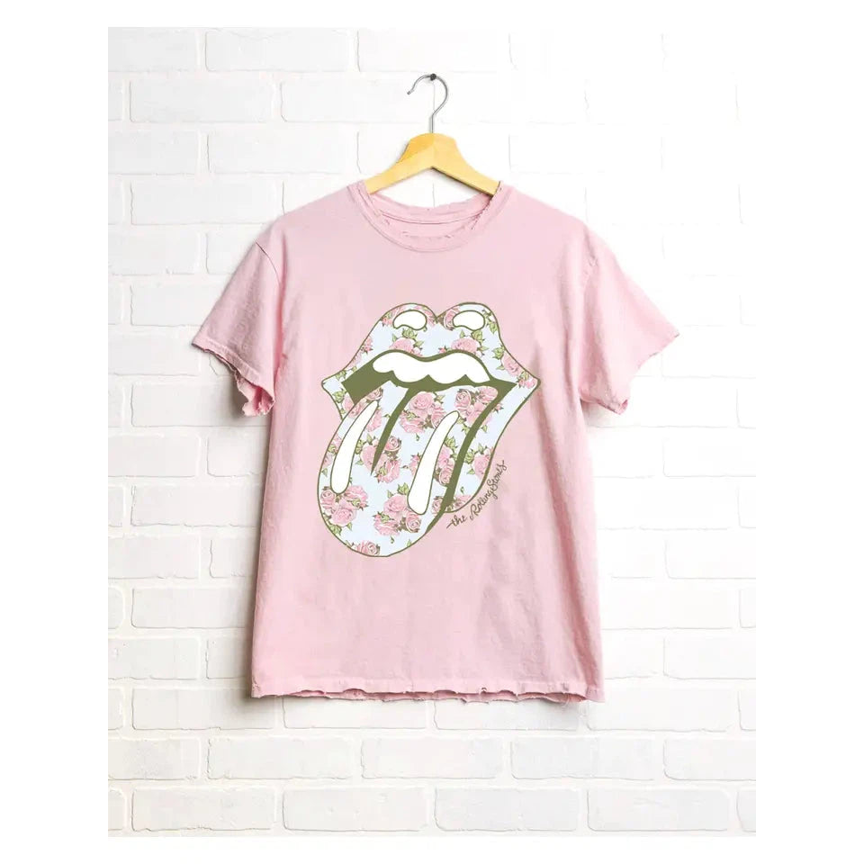 Livy Lu Rolling Stones Floral || Pink