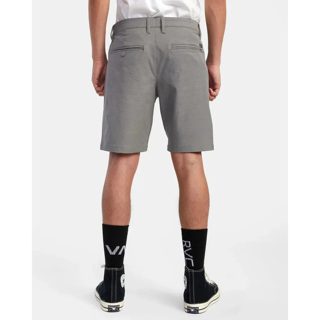 RVCA Back in Hybrid Shorts || Athletic Heather