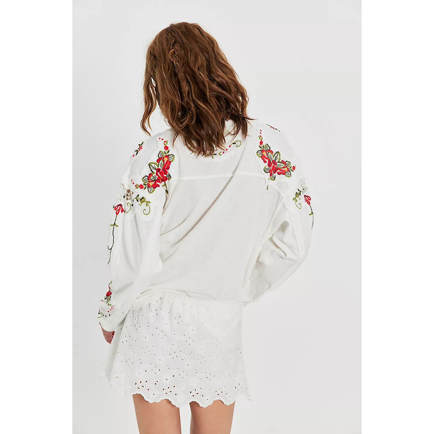 Free People Eyes On You Skort || Ivory