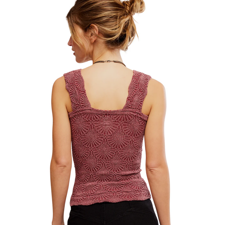 Free People Love Letter Cami || Pomegranate