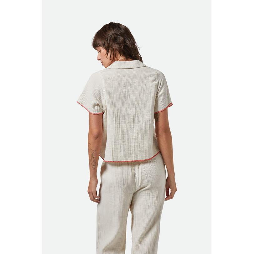 Brixton Wandering Tie Top || Off White