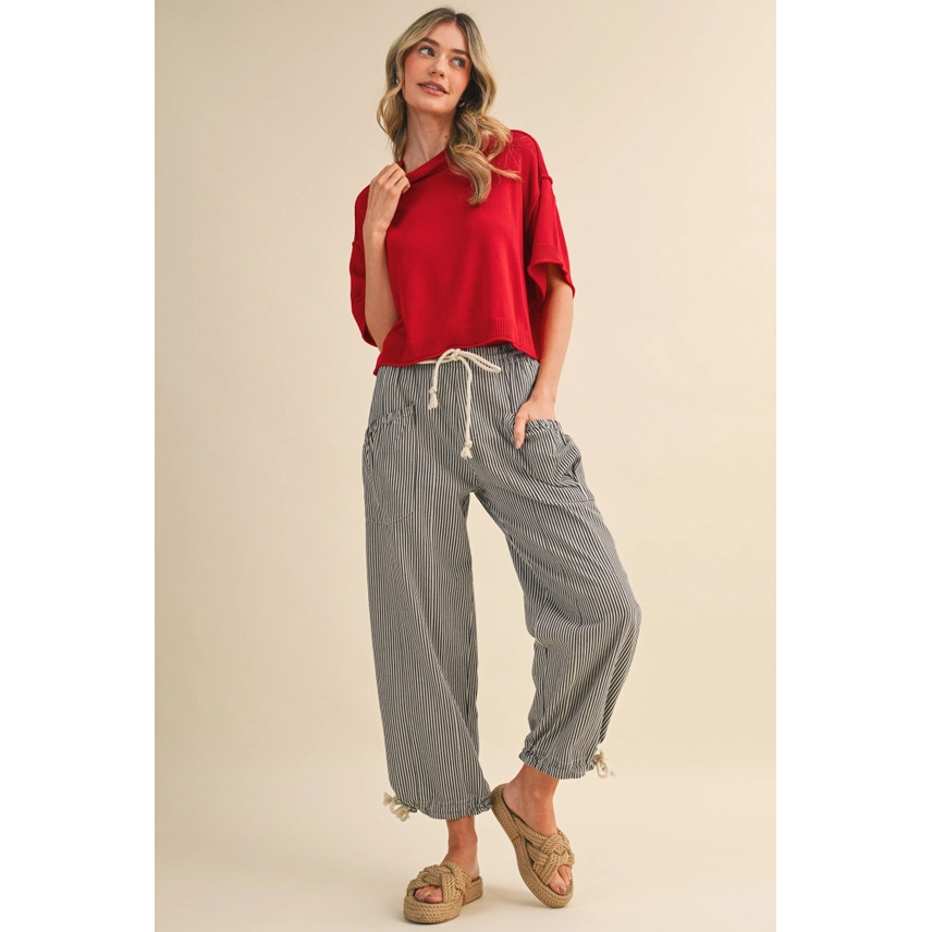 Cotton parachute pants