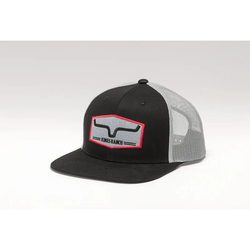 kimes ranch black trucker hat