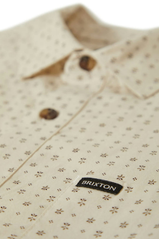 Brixton Charter Print Short Sleeve || Off White/Mirco Floral