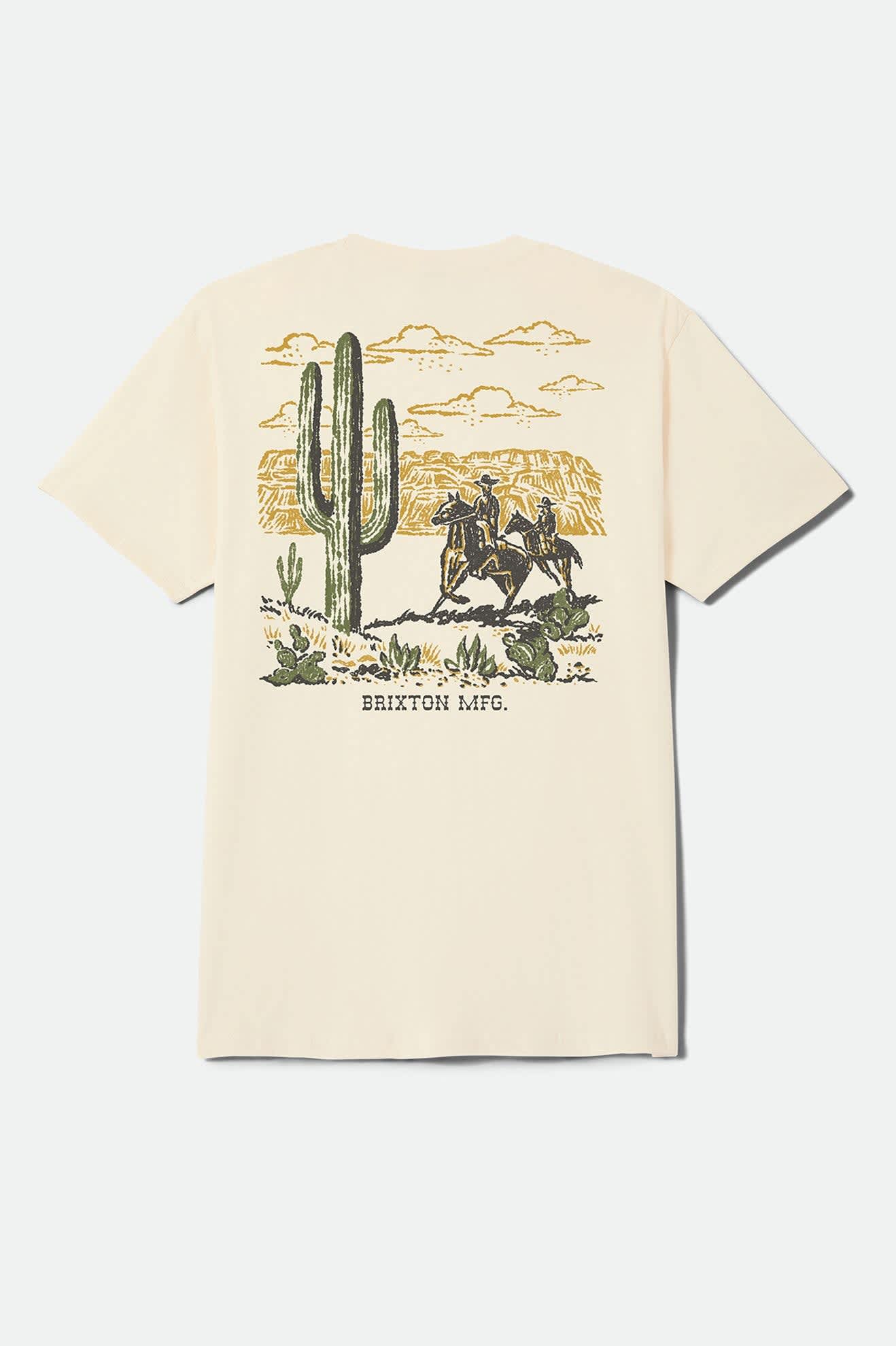 Brixton graphic tee with horse and cactus