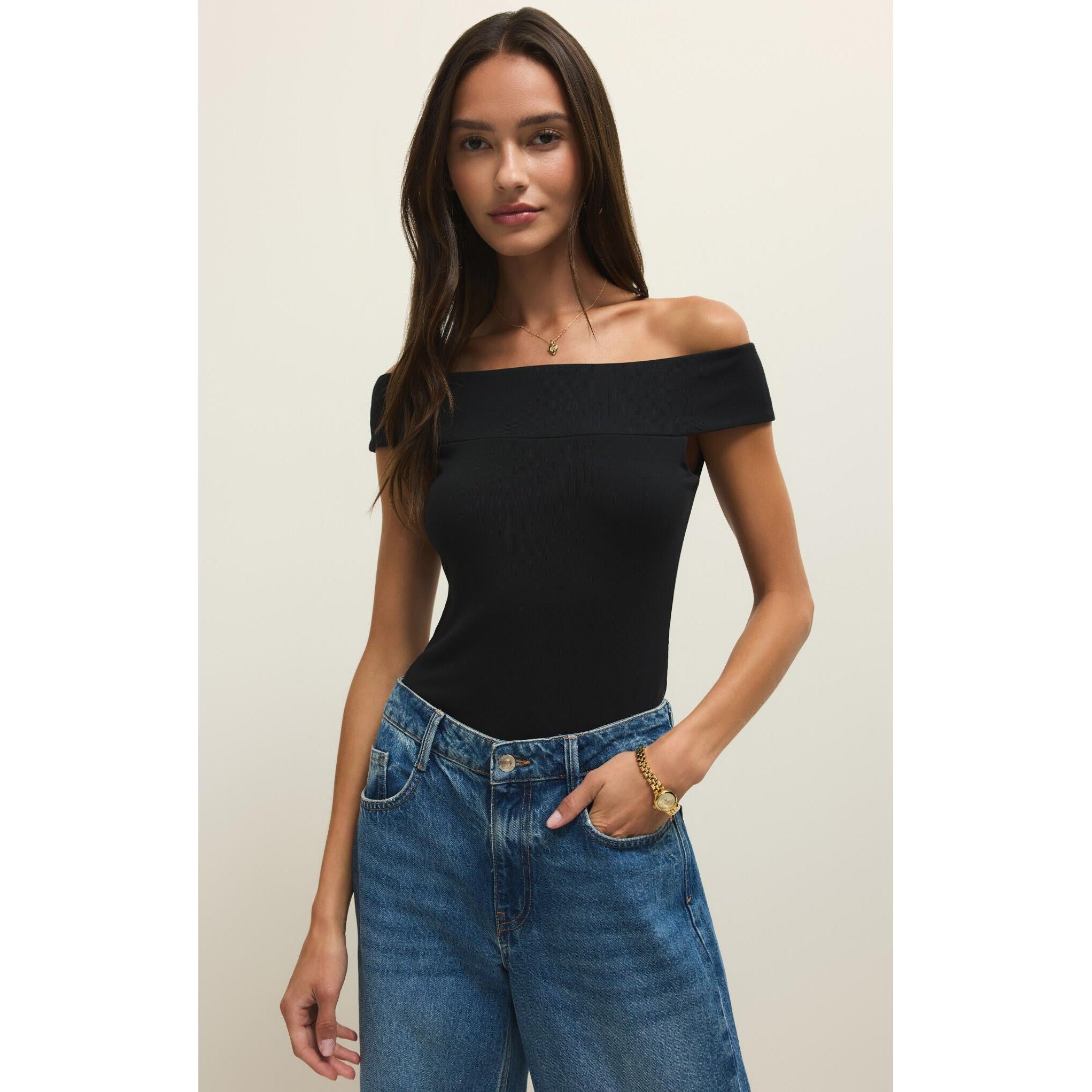 Z supply off the shoulder top