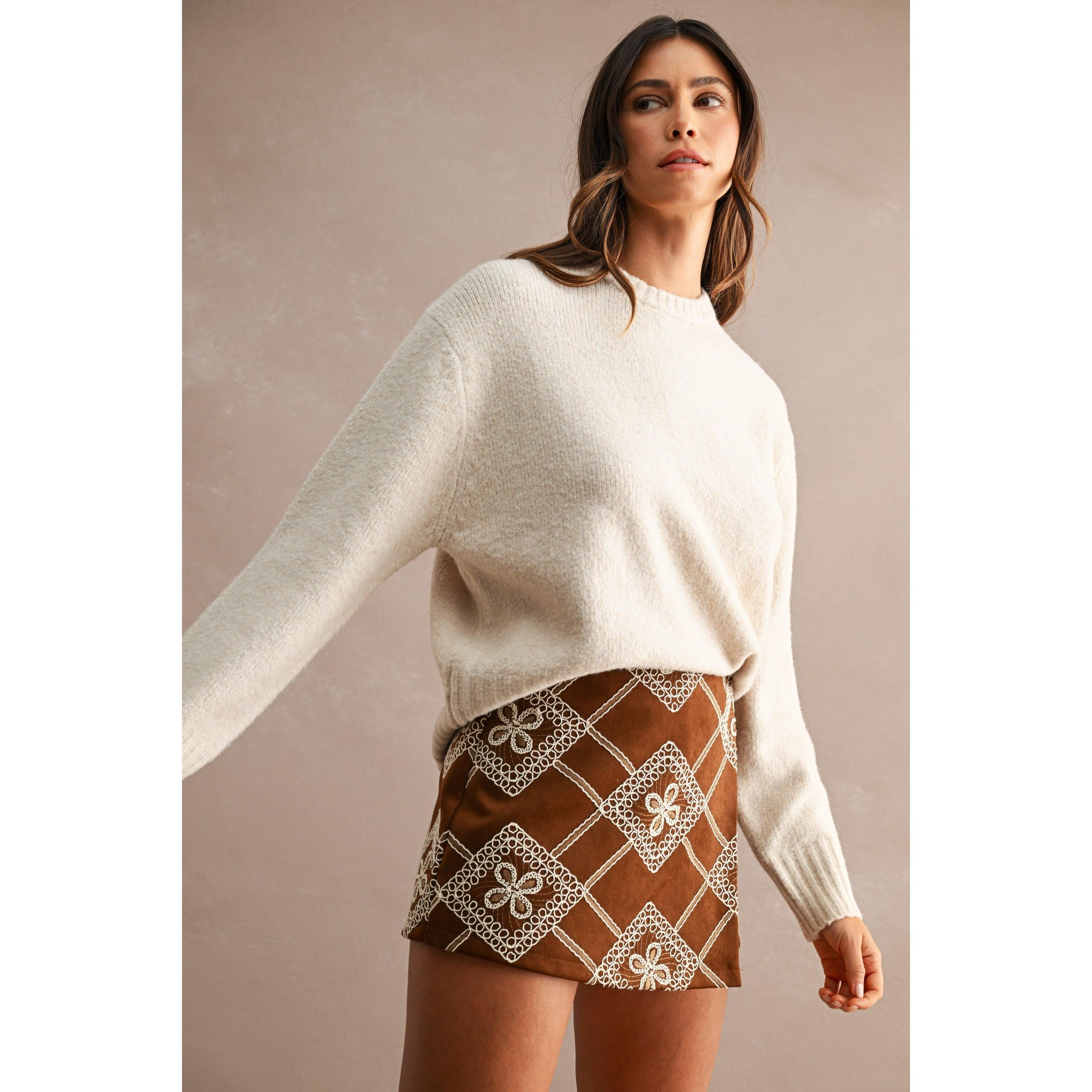 Long Sleeve Crewneck Sweater