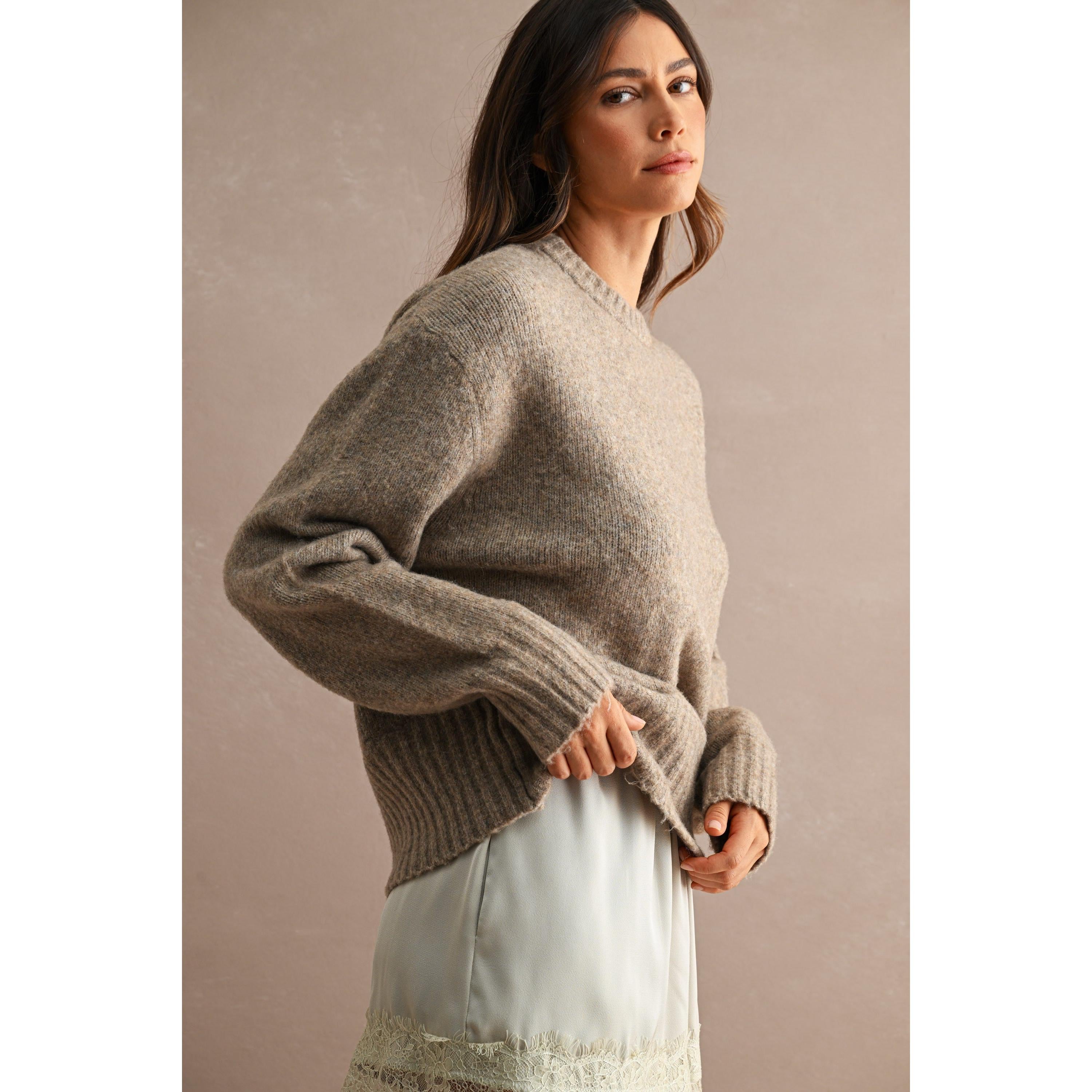 Long Sleeve Crewneck Sweater