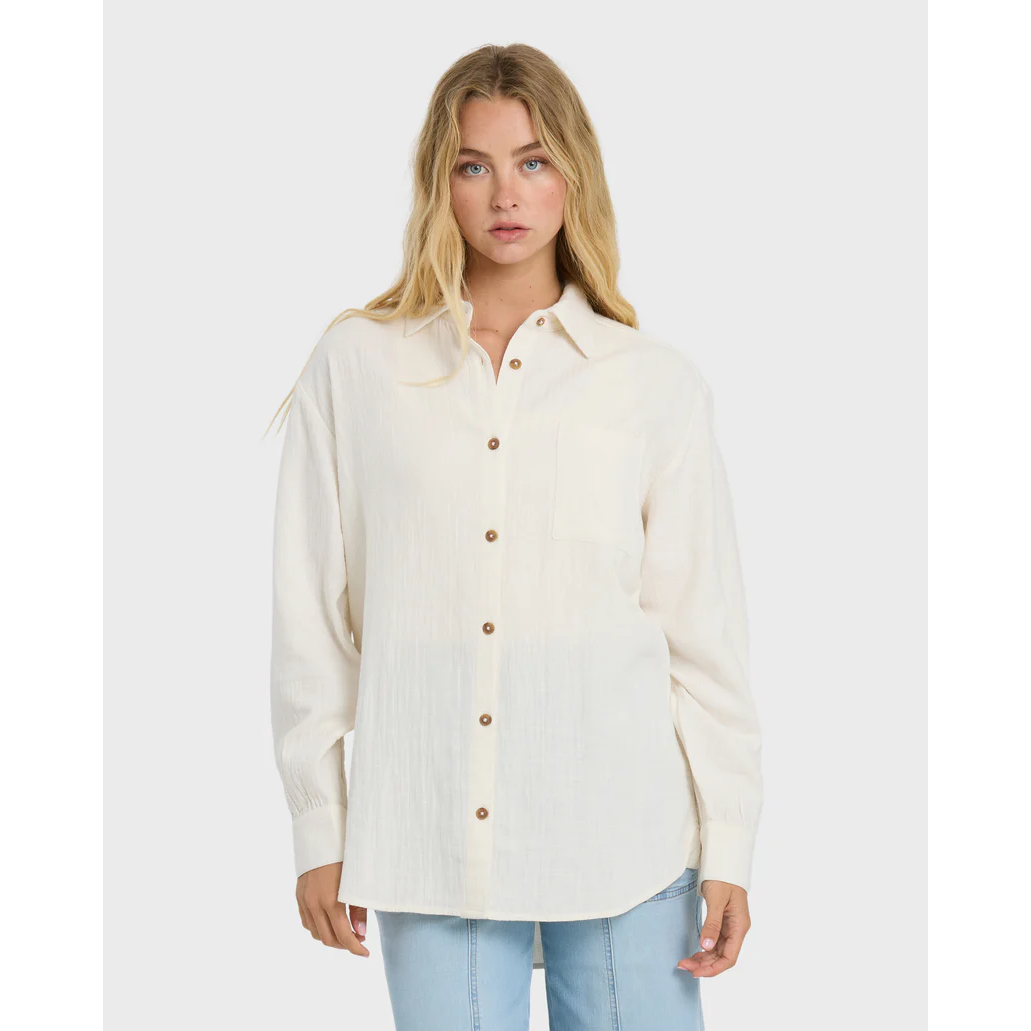 Billabong cotton guaze button down
