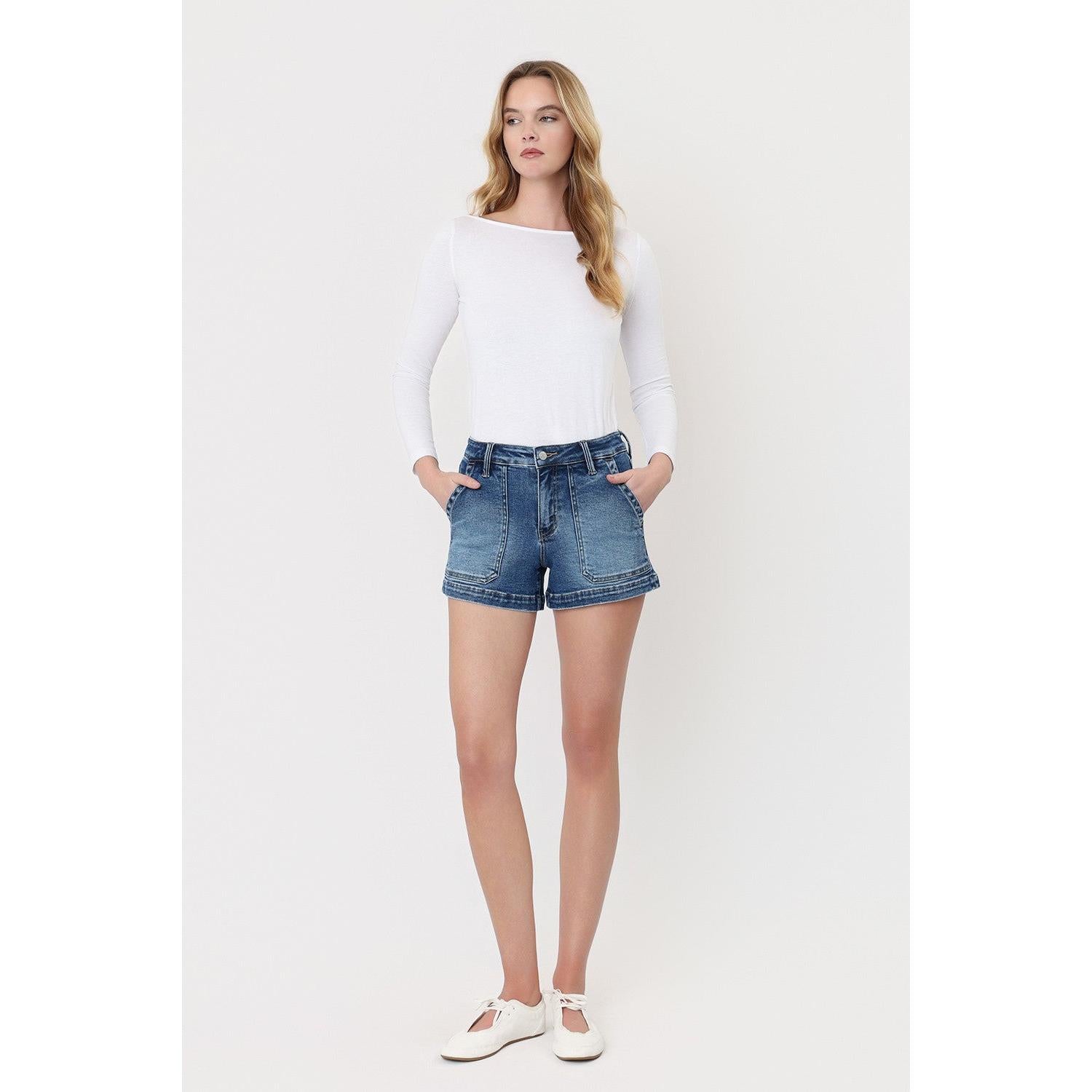 Vervet patch pocket shorts