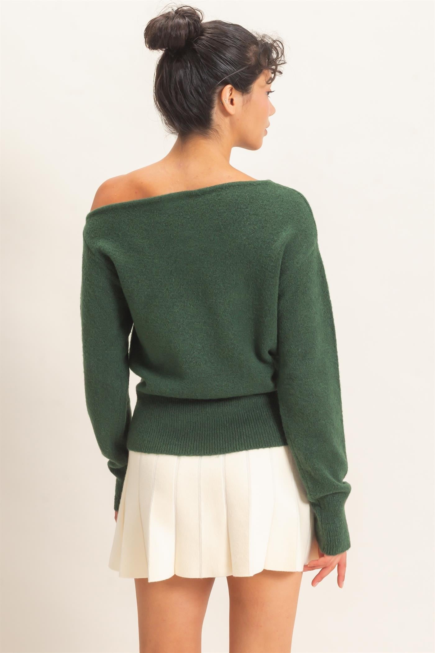 Off Shoulder Sweater