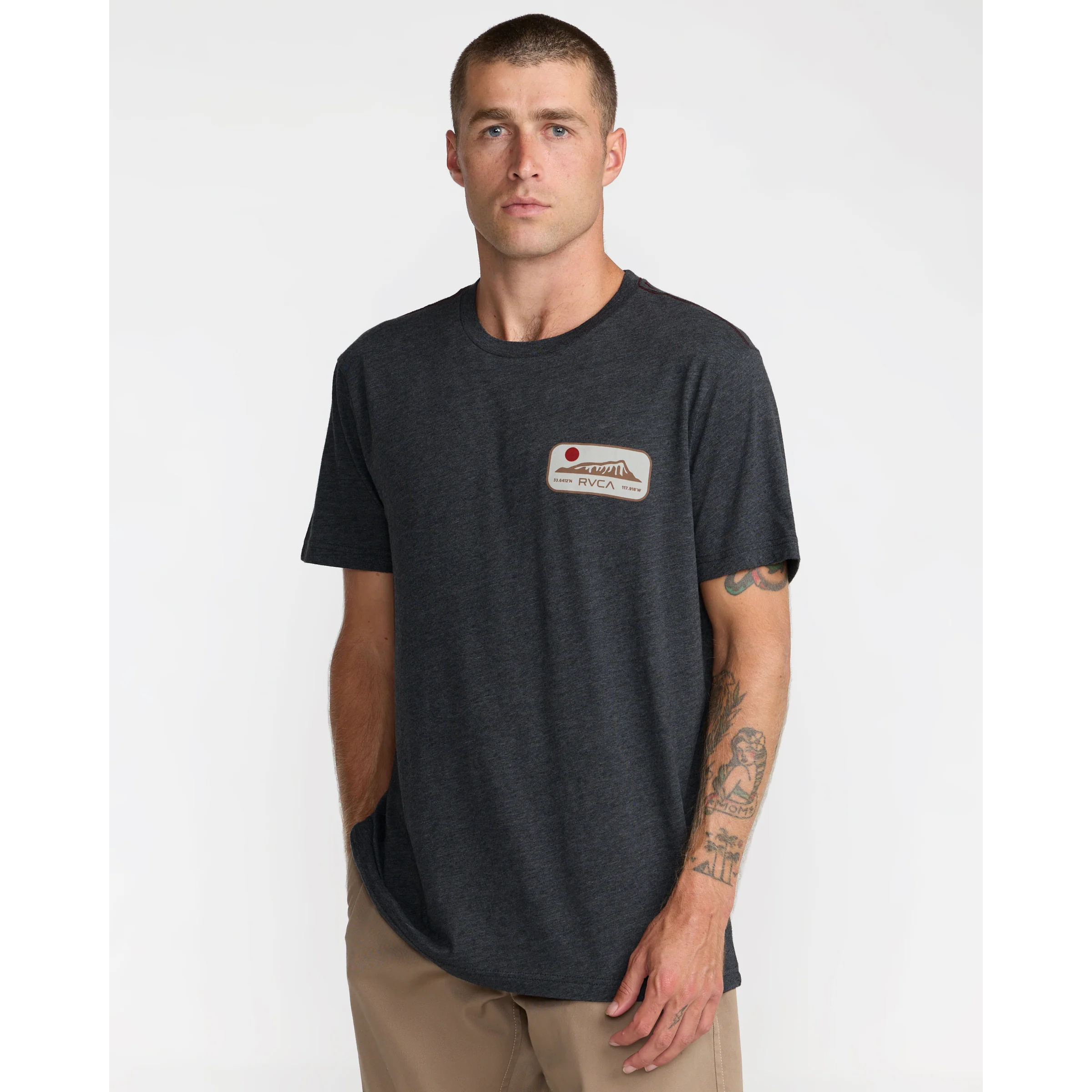 RVCA  black graphic t-shirt