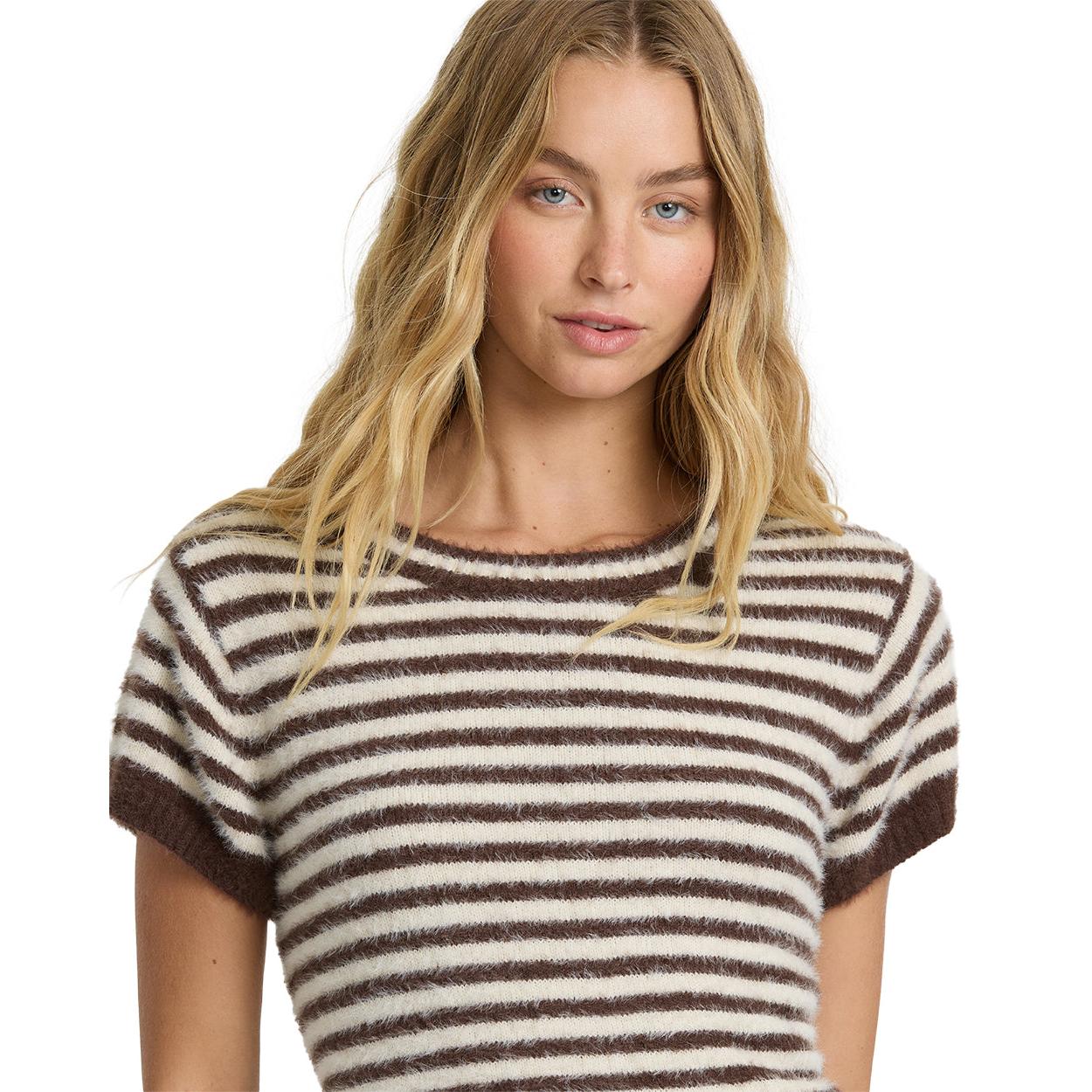 Billabong Kate Short Sleeve Sweater Tee || Teak