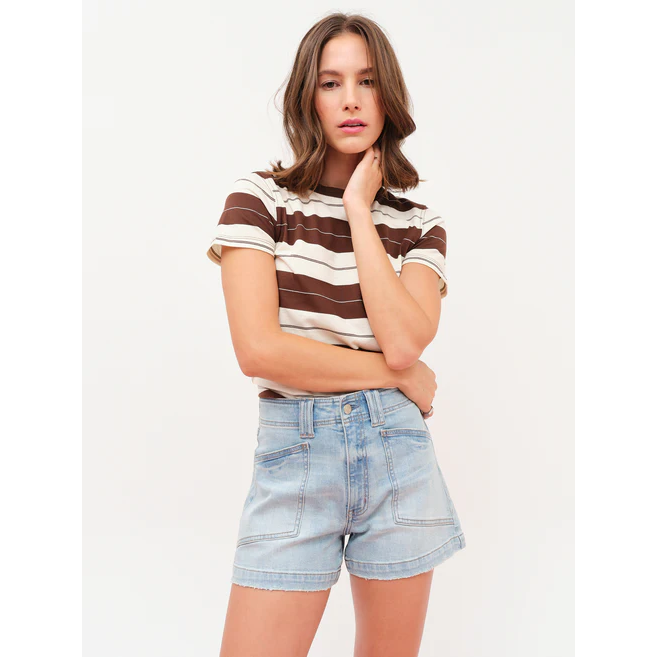Daze Denim patch pocket shorts