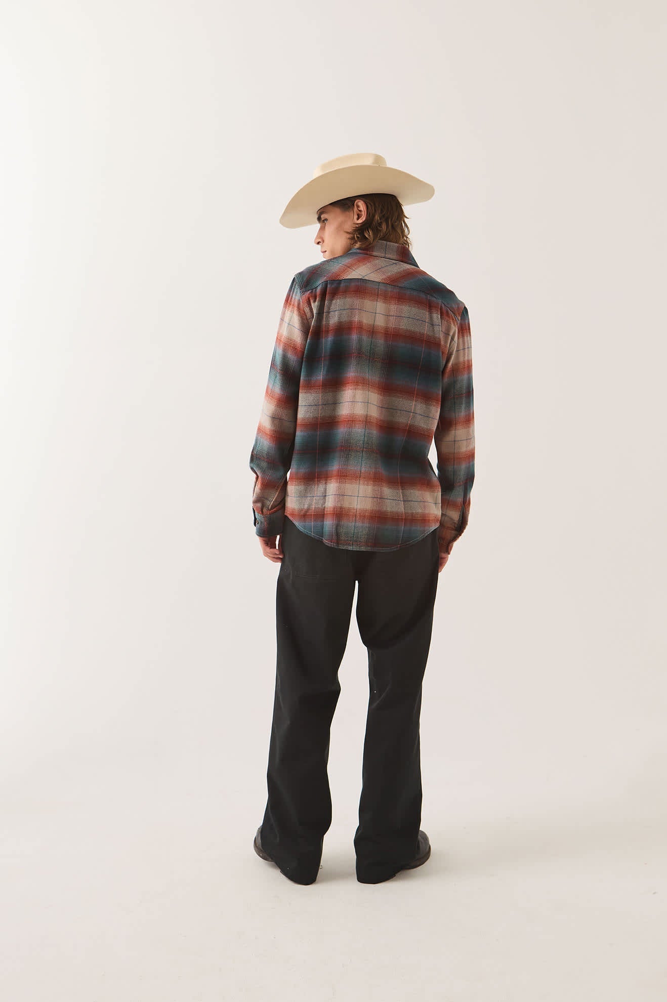 Brixton Bowery Flannel || Multi Shadow