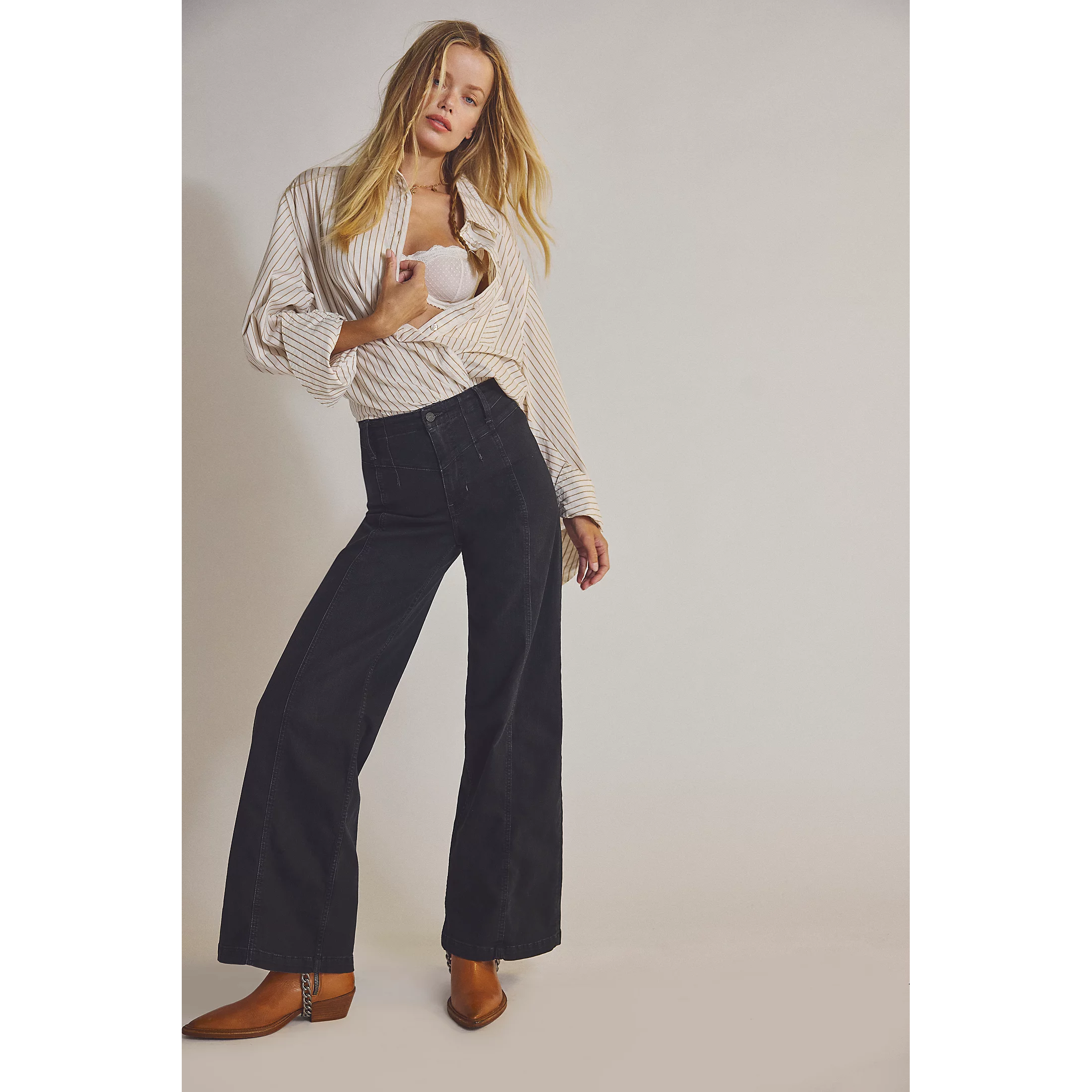 Free People Libre Wide-Leg Jeans 