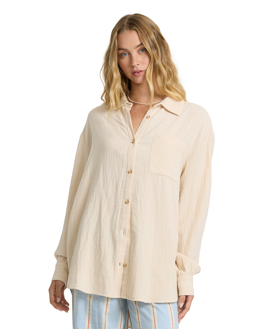 Billabong cotton gauze top