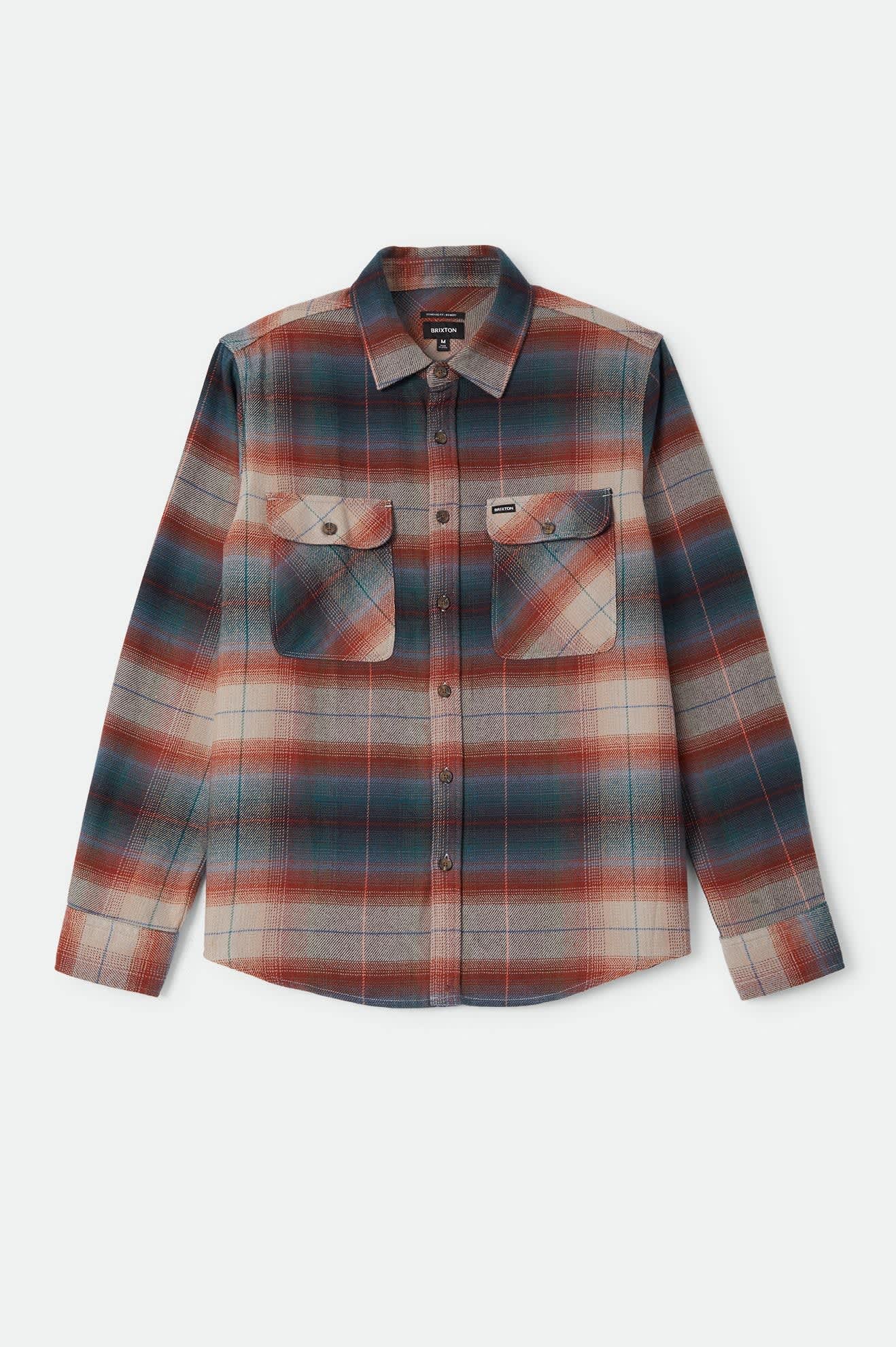 Brixton Bowery Flannel || Multi Shadow