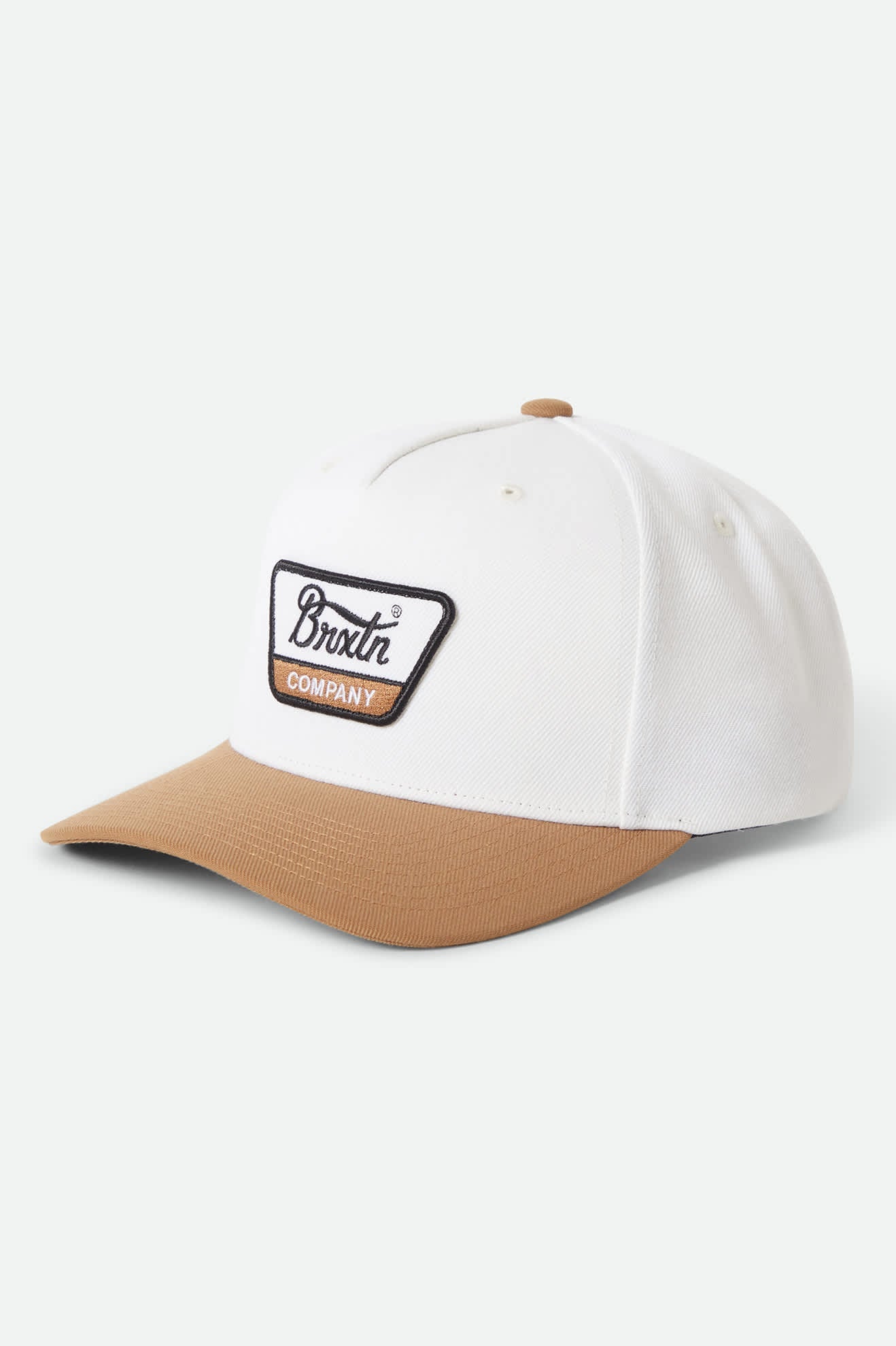 Brixton Linwood Snapback || Off White/Copper