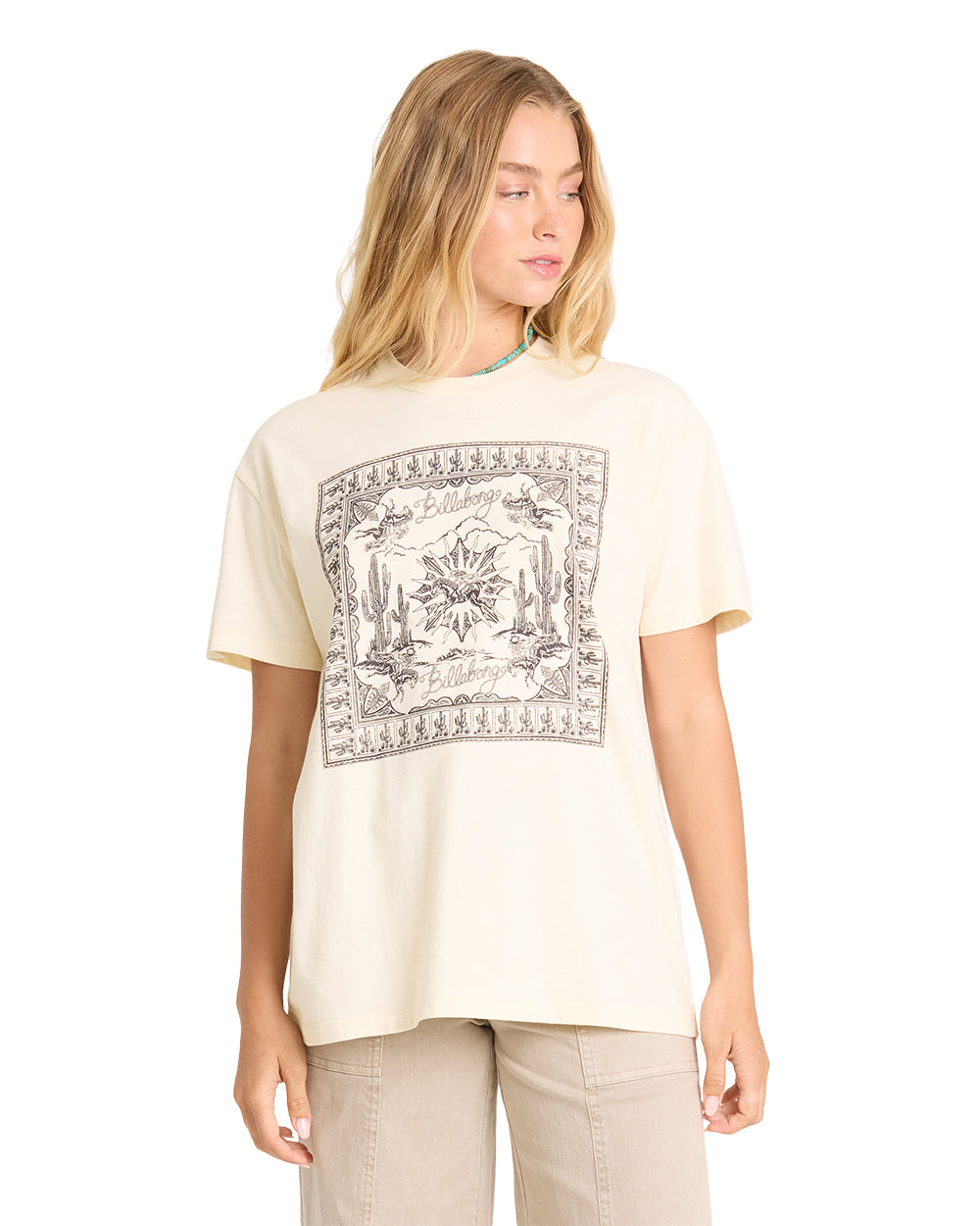 Billabong Heading West Tee || White Cap