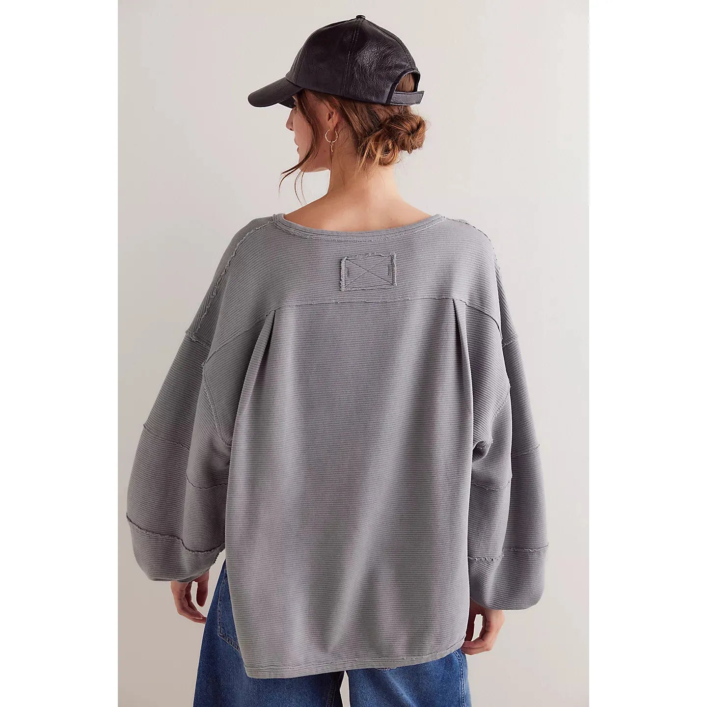 Free People Total Eclipse Tee || Grey