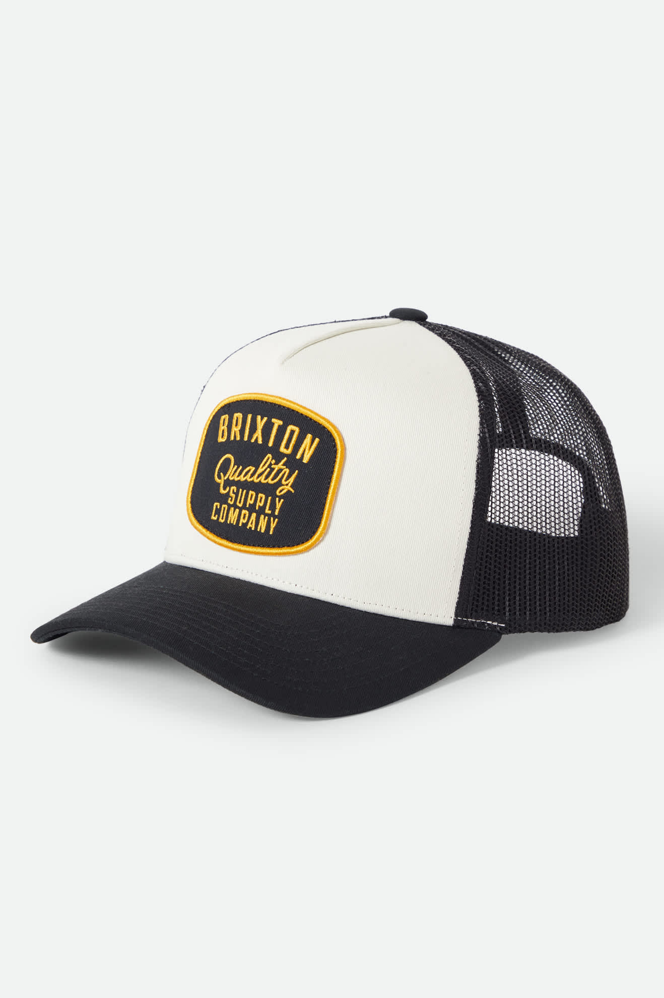 Brixton Hubal Trucker Hat || Black/Off White