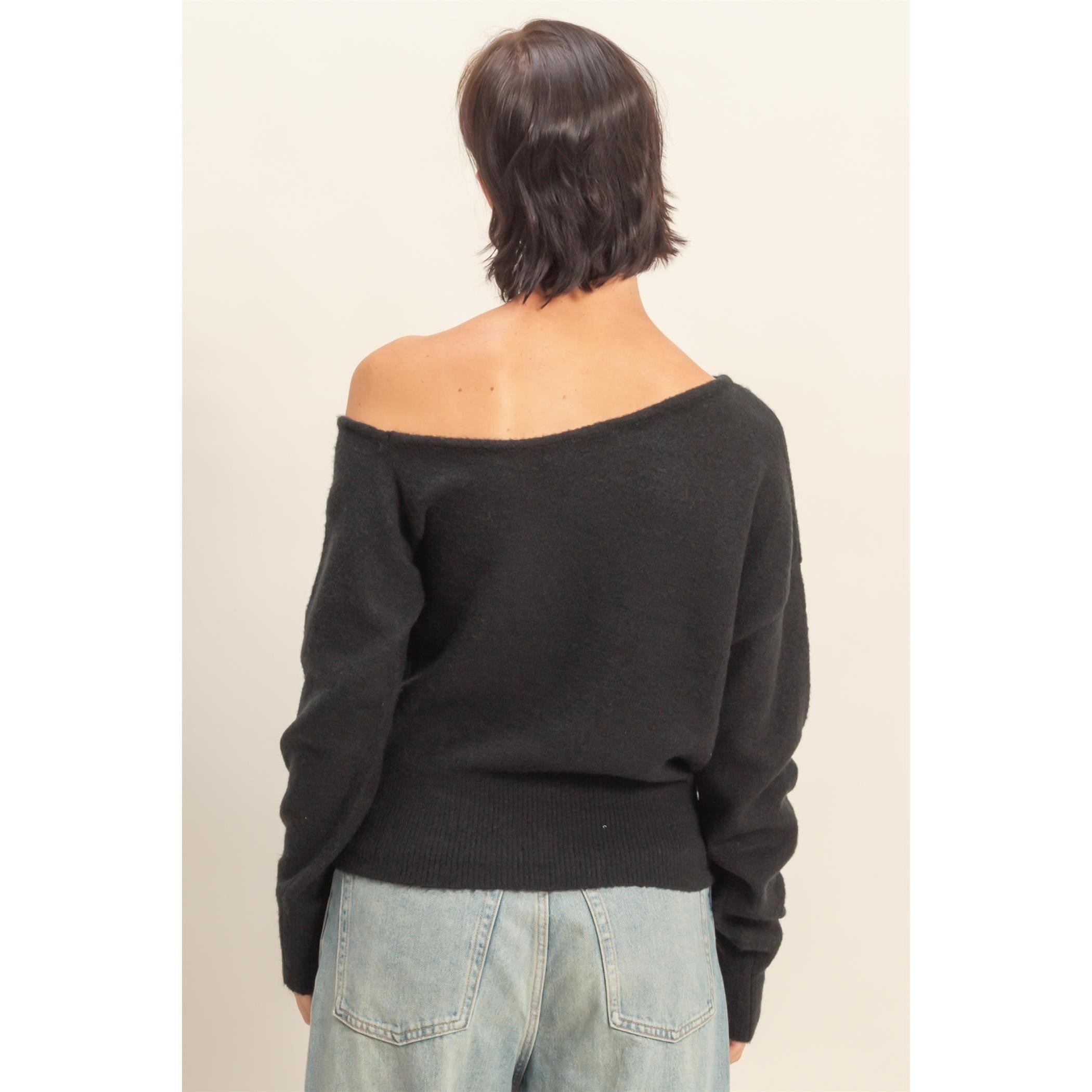 One Shoulder Sweater