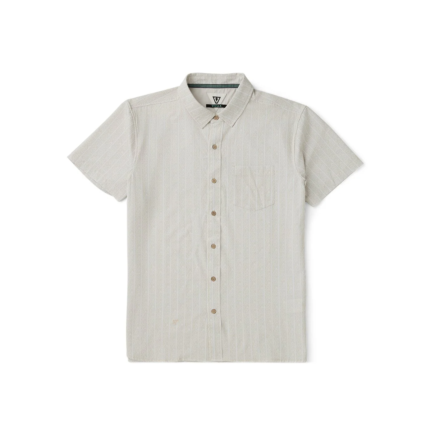 vissla men's short sleeve button up