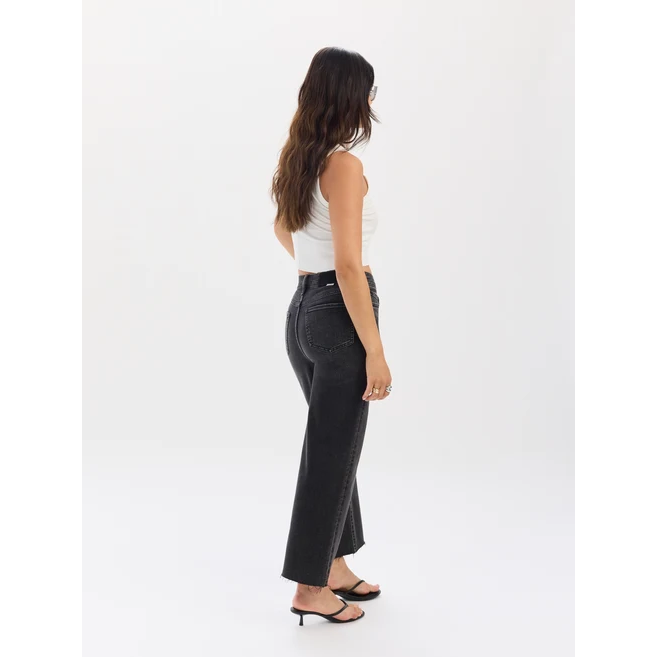 DAZE Pleaser High Rise Wide Ankle || Twilight
