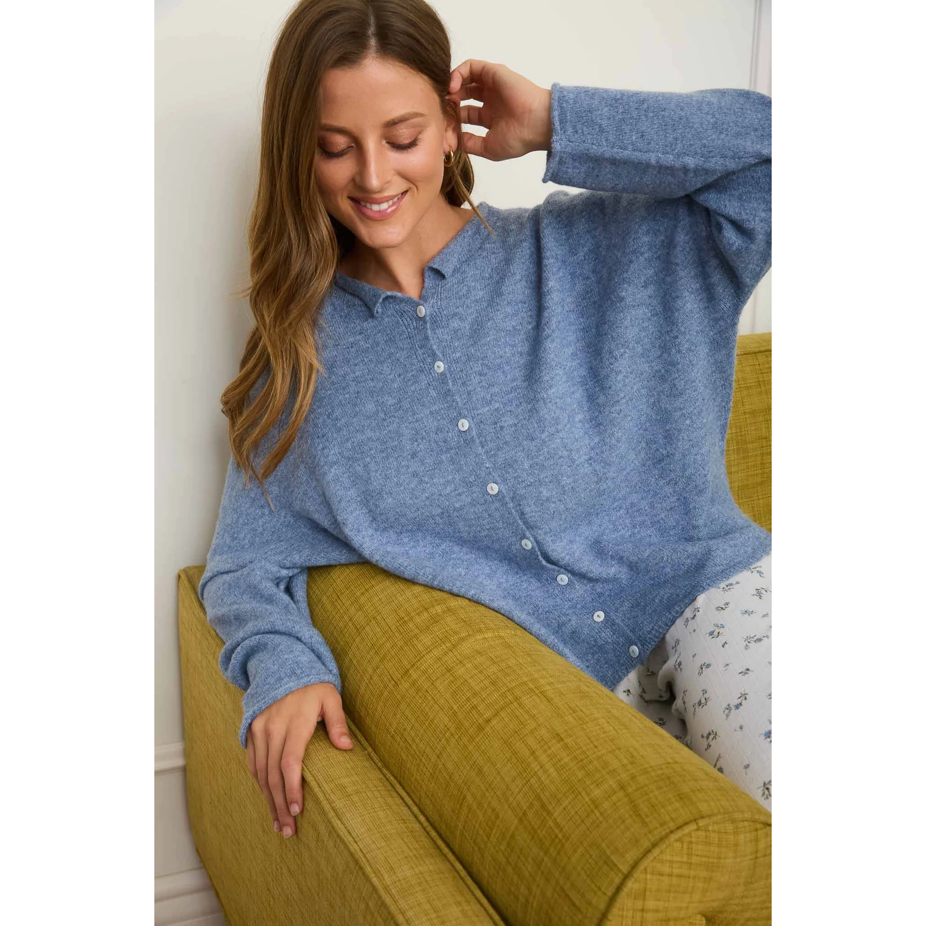 Lightweight Button Down Knit Cardigan