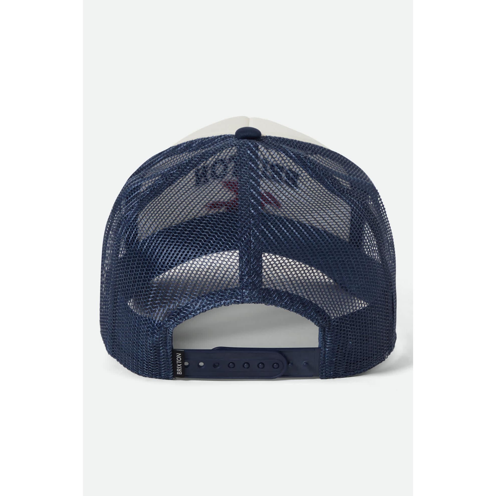 Brixton Pegasus MP Trucker Hat || White/Navy