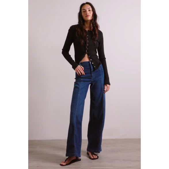 Free People Libre Wide-Leg Jeans 