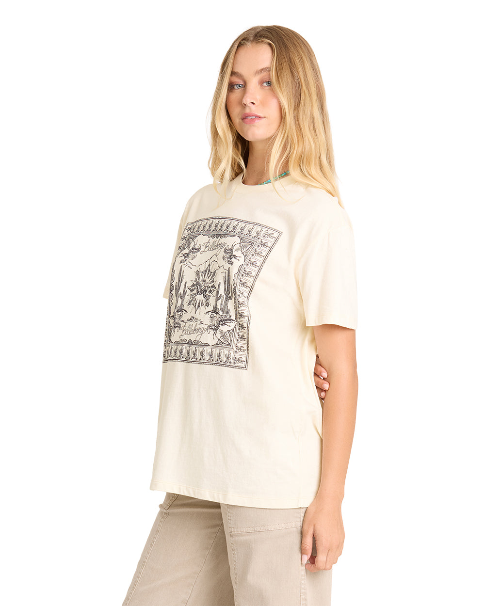 Billabong Heading West Tee || White Cap