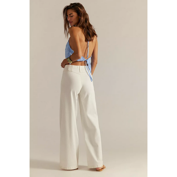 Free People Libre Wide-Leg Jeans || Island Lights