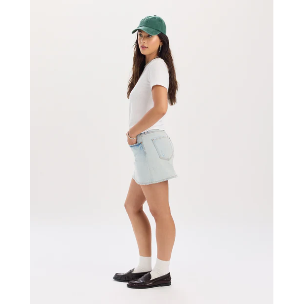 DAZE Denim Malibu Mini Skirt || Magnetic