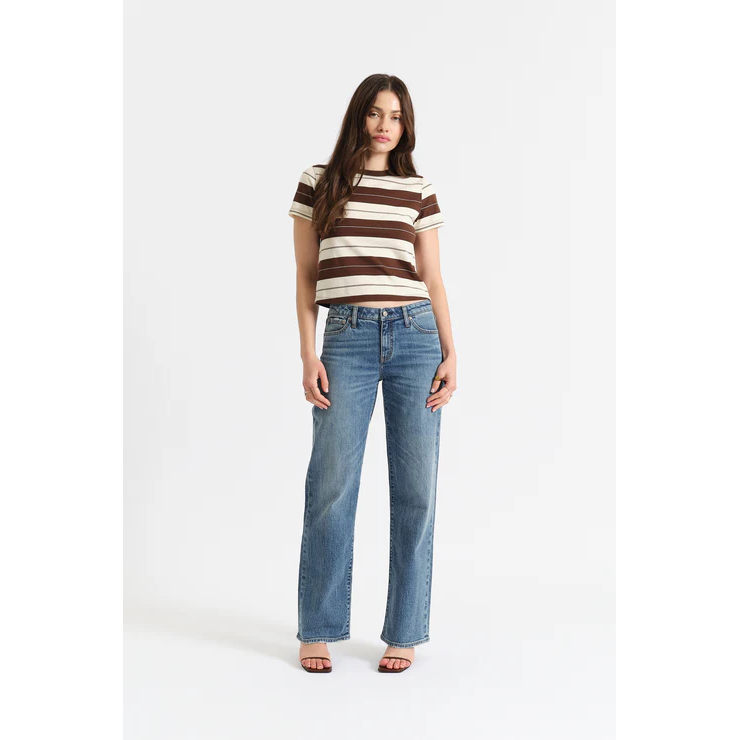 Daze Denim low rise straight jeans