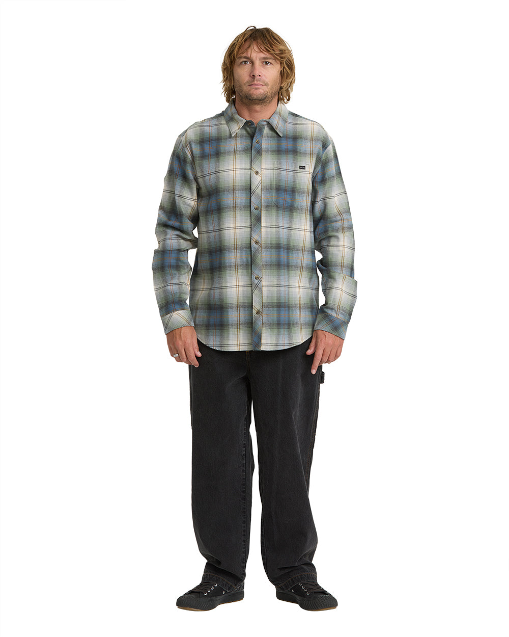 Billabong Coastline Flannel || Sea Spray