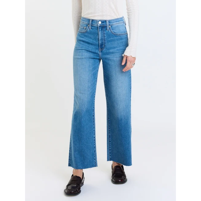 Daze Pleaser High Rise Wide Ankle || Wavy