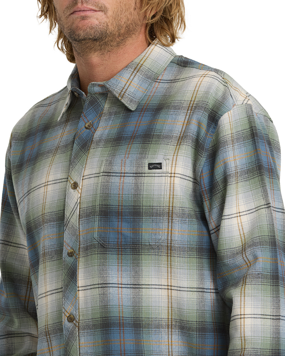Billabong Coastline Flannel || Sea Spray
