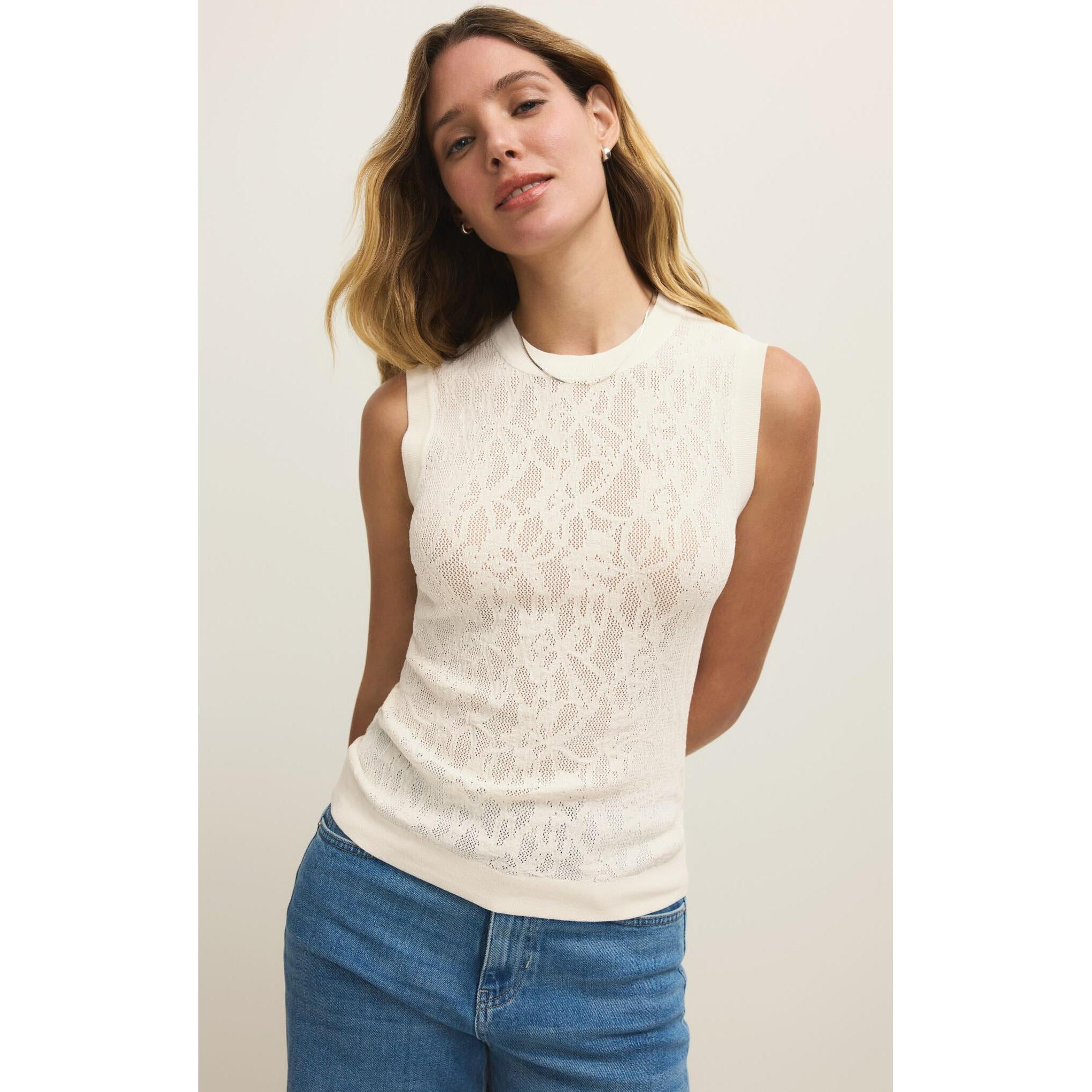 Z Supply mesh lace tank