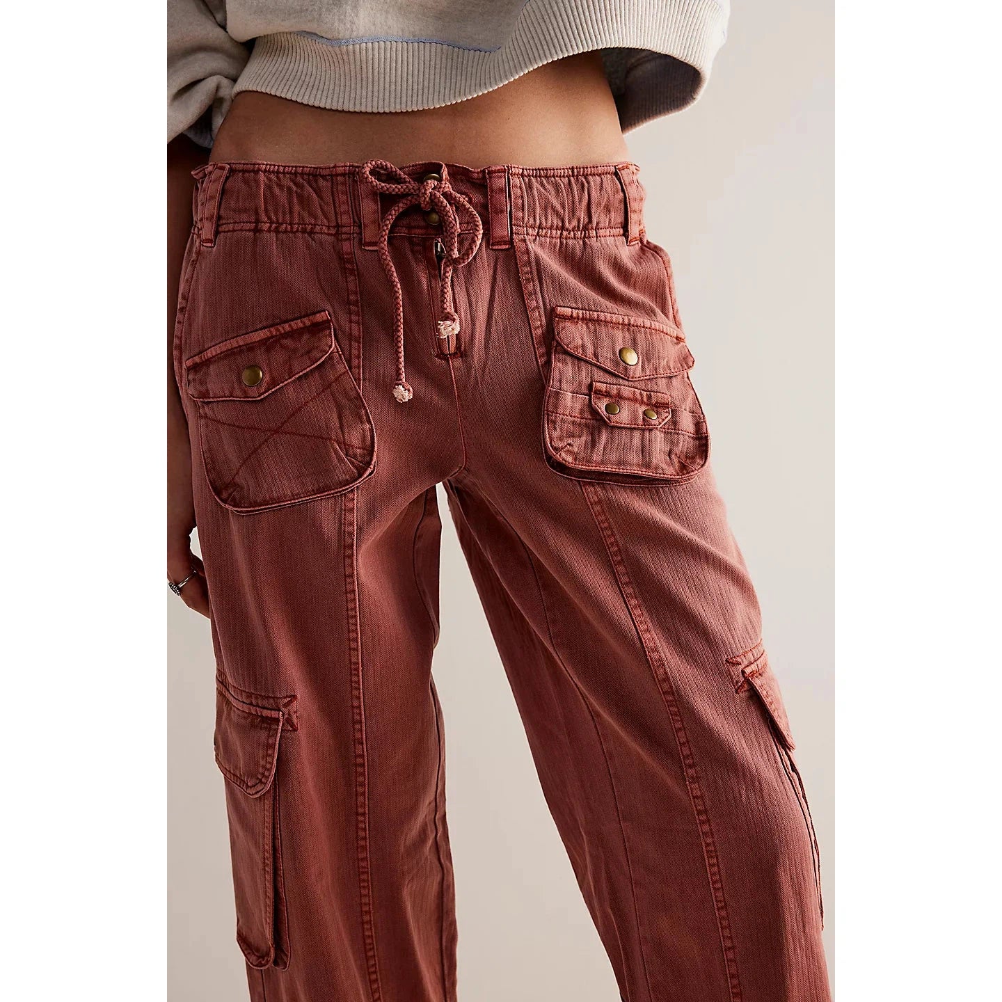 Free People Tahiti Cargo Pant || Auburn