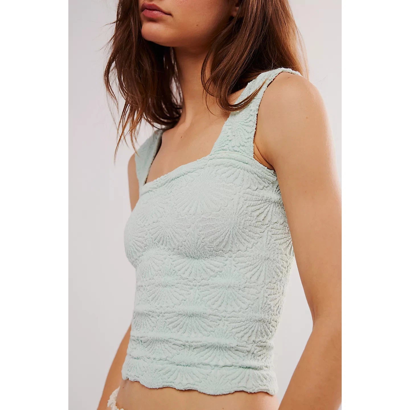 Free People Love Letter Cami || Icy Mint