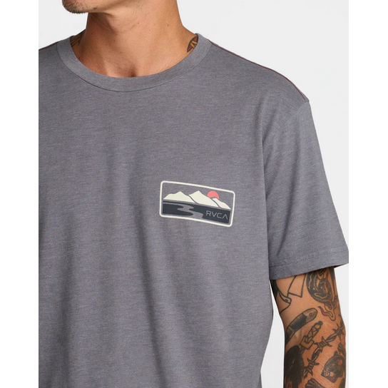 RVCA Peak Cove Short Sleeve Tee || Smoke