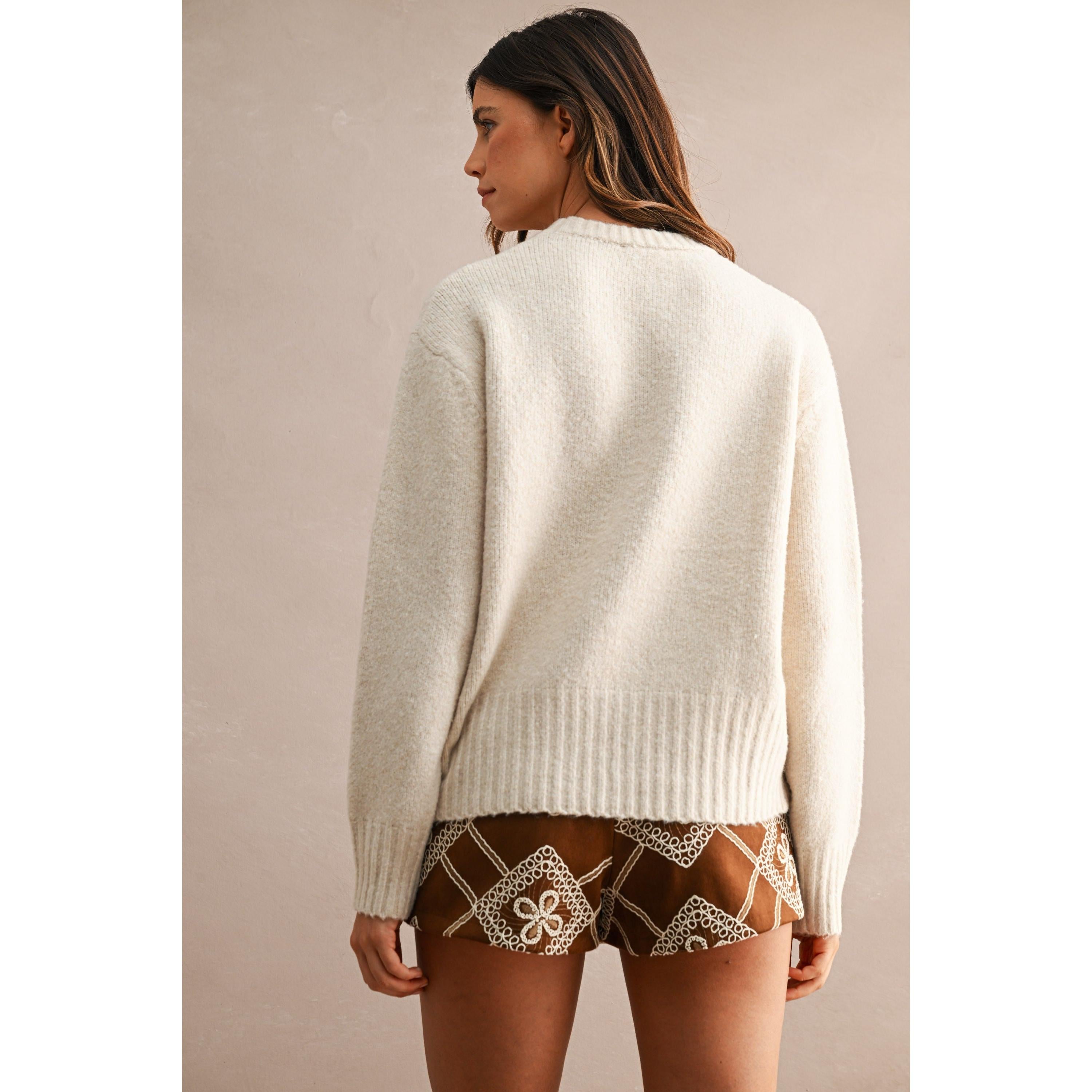 Long Sleeve Crewneck Sweater