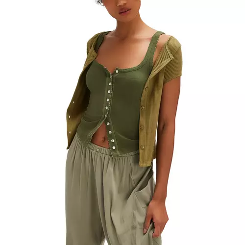Free People button up tank