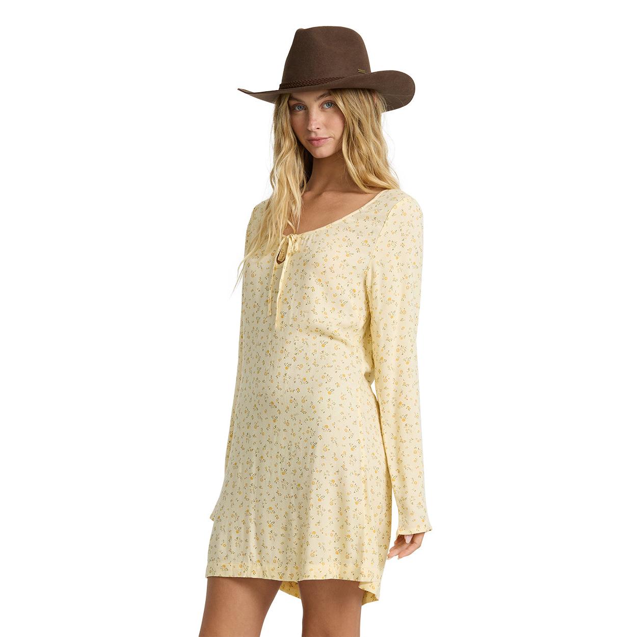Billabong long sleeve floral dress