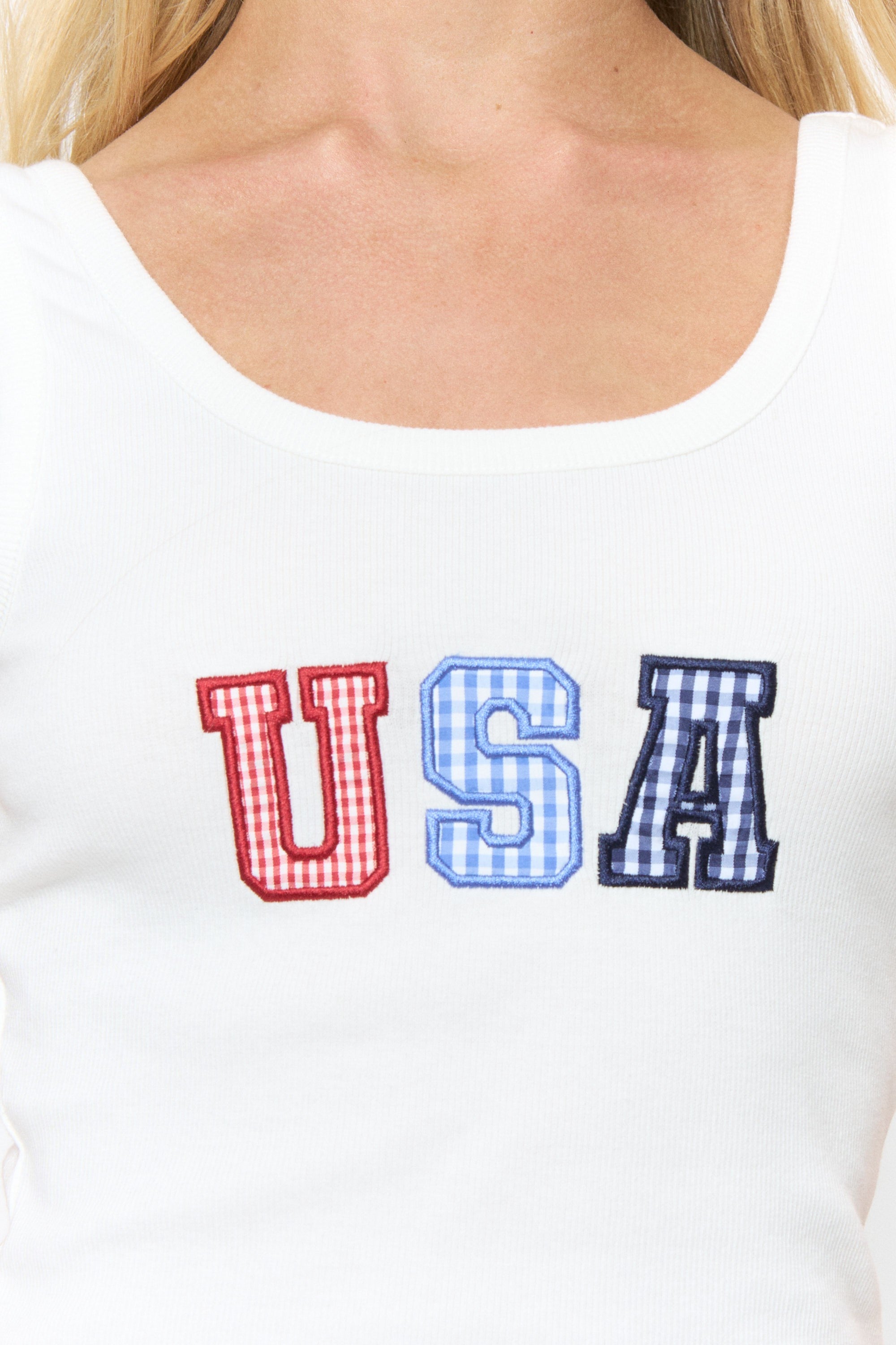 Gingham USA Patch Tank