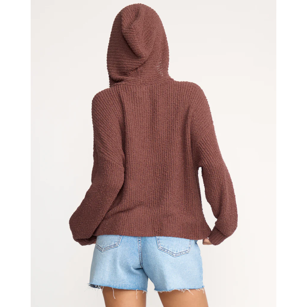 Billabong Hot Beachin Hooded Sweater || Espresso