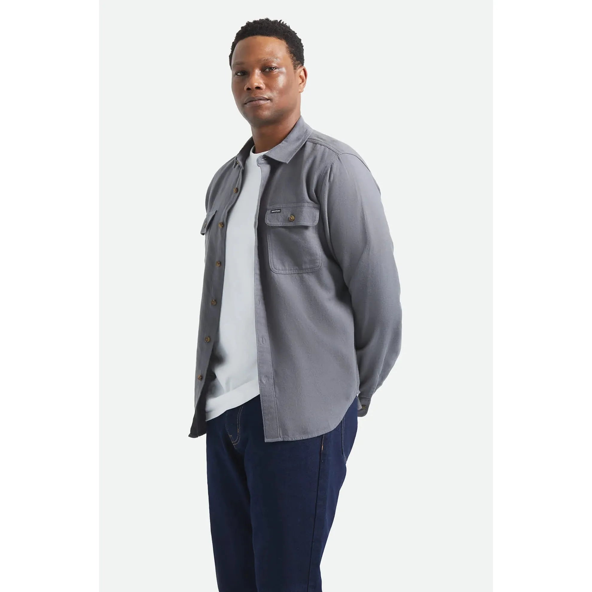 Bowery Lightweight Ultra Flannel || Grey