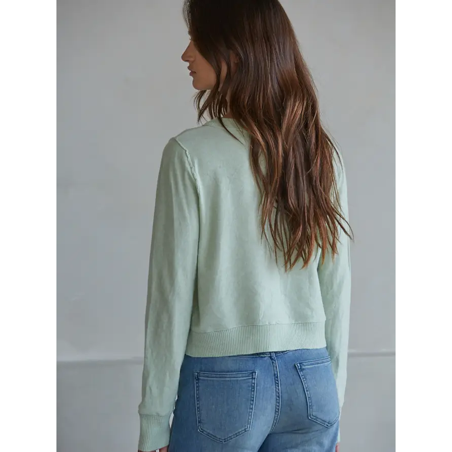 Soft Knit Cardigan || Mint